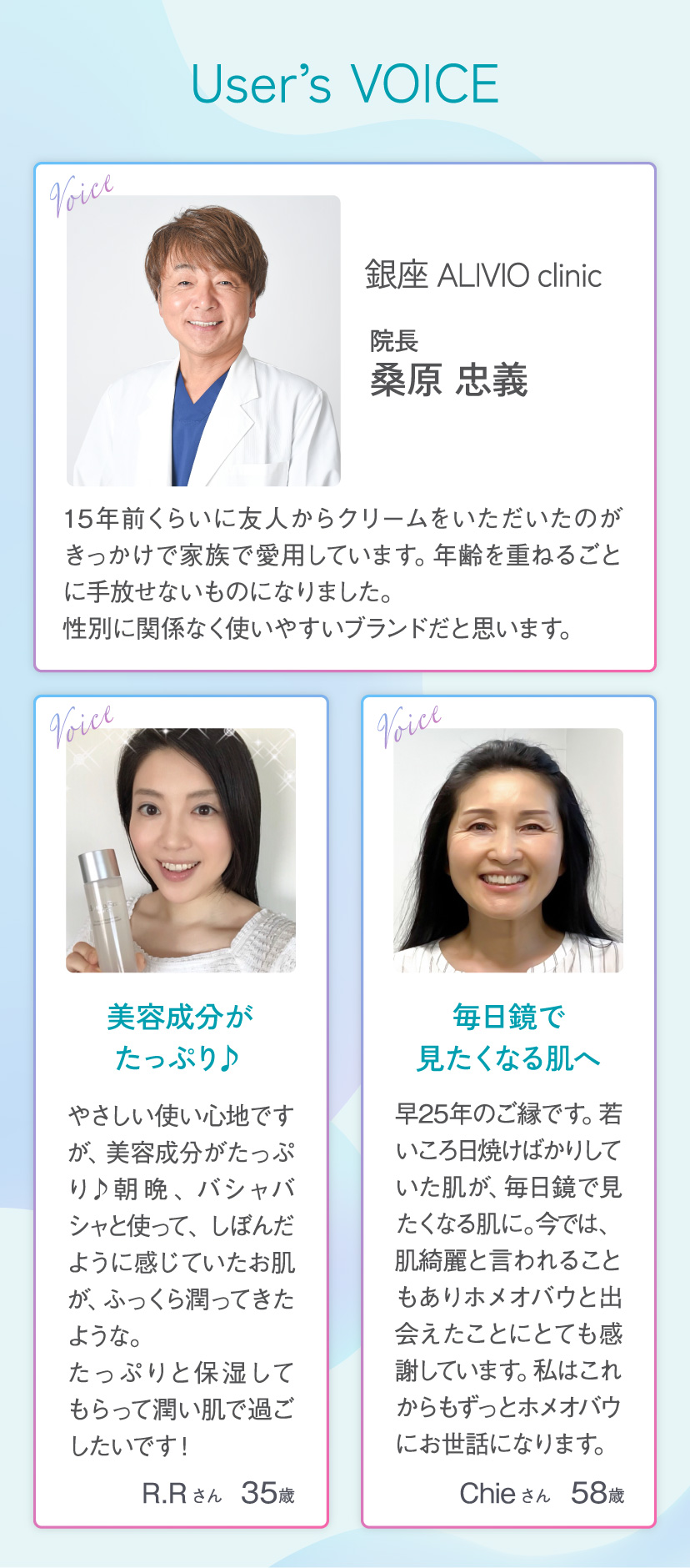User's VOICE